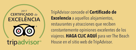 TripAdvisor Certificado de Excelencia